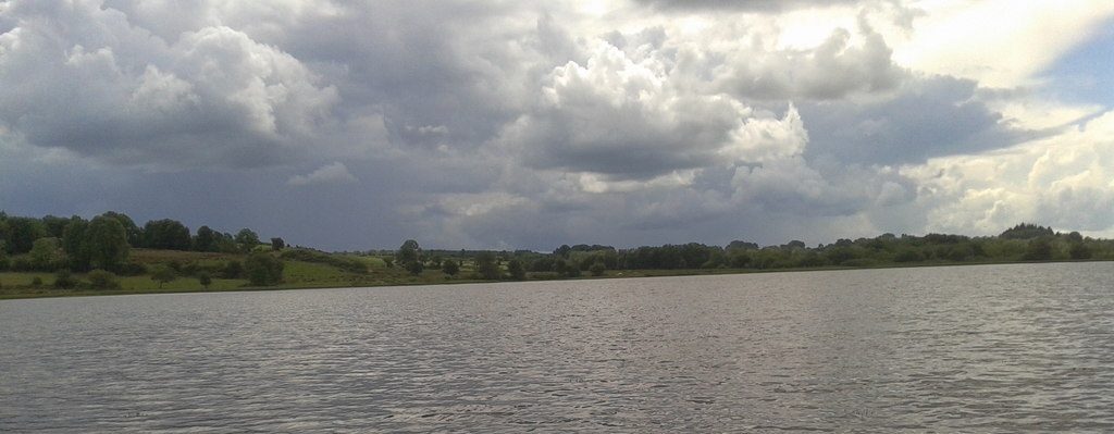 Lough Nabelwy looking towards the Leitrim bank from the Longford Bank