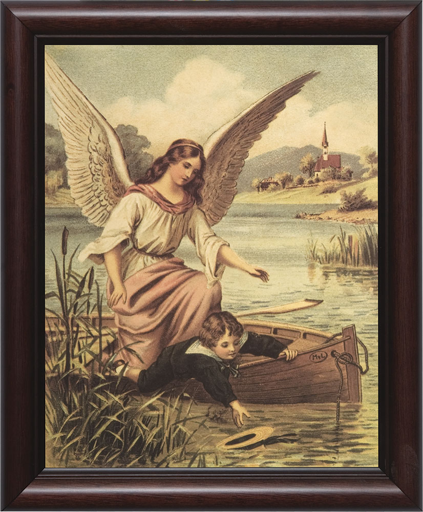 The Catholic belief in guardian angels is lost in modern new age thinking of Angel Card Readings.