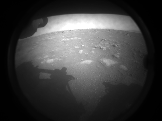 Mars image from the Perseverance Rover